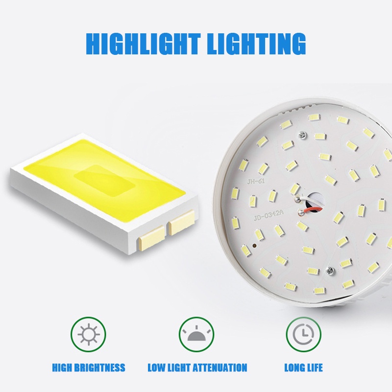 Đèn Ngủ Bóng led 100w Sạc usb Có Thể Điều Chỉnh Kèm Móc Treo Tiện Dụng