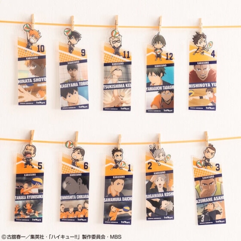 Pack Haikyuu Bookmark - Chính hãng