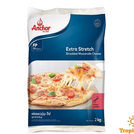Phô Mai Sợi Mozzarella Anchor 2kg