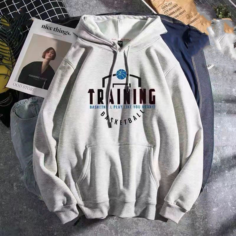 Áo Hoodie Bóng Rổ Dáng Rộng Giữ Ấm Mùa Đông Cho Nam