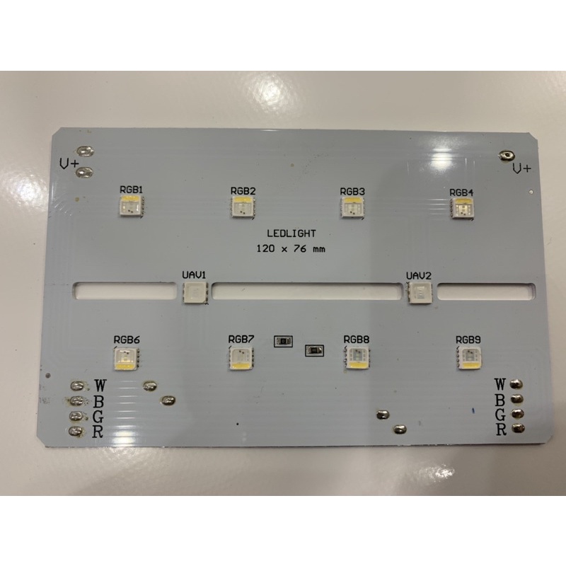 Mạch Led Sóng Kép 5054 4in1 RRGBW+UV