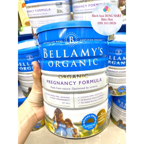 [Date 5/2024] Sữa công thức hữu cơ cho mẹ Mang Thai và cho con bú Bellamy's Organic Pregnancy Formula 900g Date 6/2024