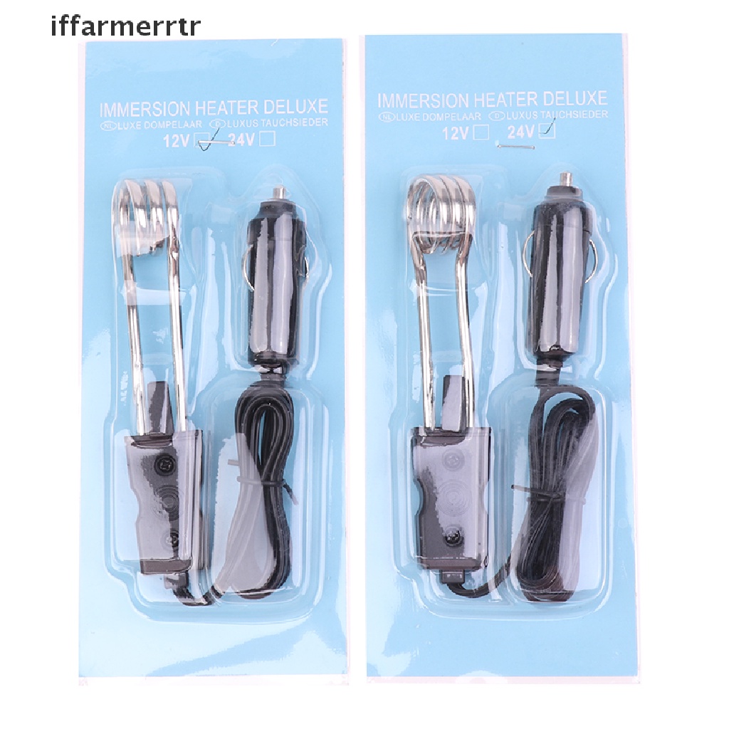 Máy Đun Nước Mini 12 / 24V Phích Cắm EU UK Tiện Dụng Khi Đi Du Lịch