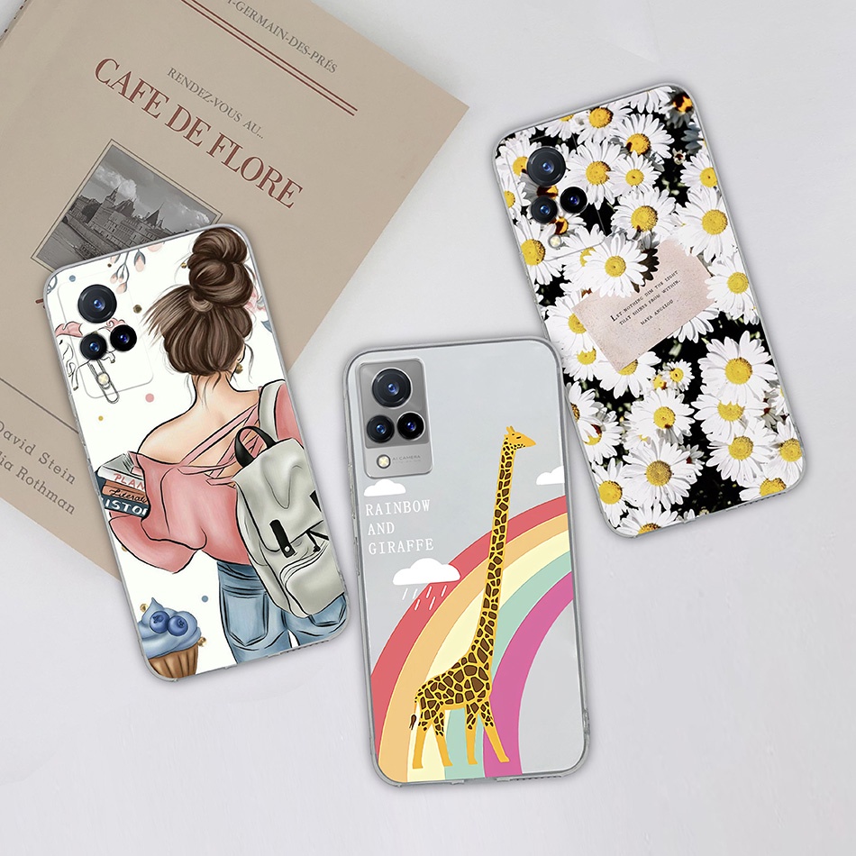 Ốp Điện Thoại Silicon Mềm Trong Suốt Cho Vivo V21 V21 Vivo V2050 VivoV21 4G 5G VivoV 21