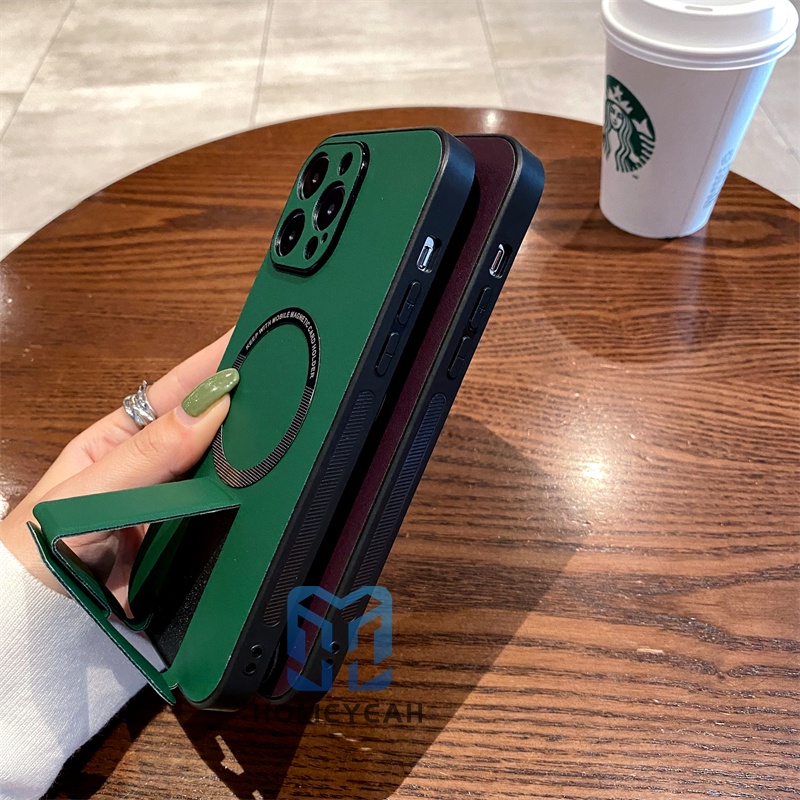 Ốp Điện Thoại Da Cứng Chống Sốc Có Giá Đỡ Cho iPhone 11 12 Pro MAX X XR XS MAX ip11 ip12