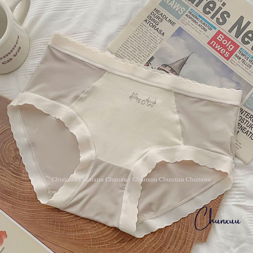 Quần lót nữ CHUNXUU vải cotton co dãn 4 chiều viền su lượn sóng mềm mại- QC139