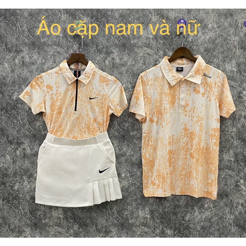Áo cặp nam nữ chơi golf, tennis, cầu lông, bóng chuyền