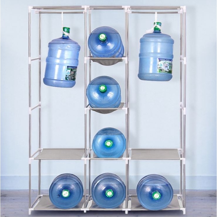 Tủ quần áo 2 buồng 6 ngăn, 3 buồng 8 ngăn tiện lợi cao 165cm hàng Việt Nam chất lượng cao chính hãng miDoctor