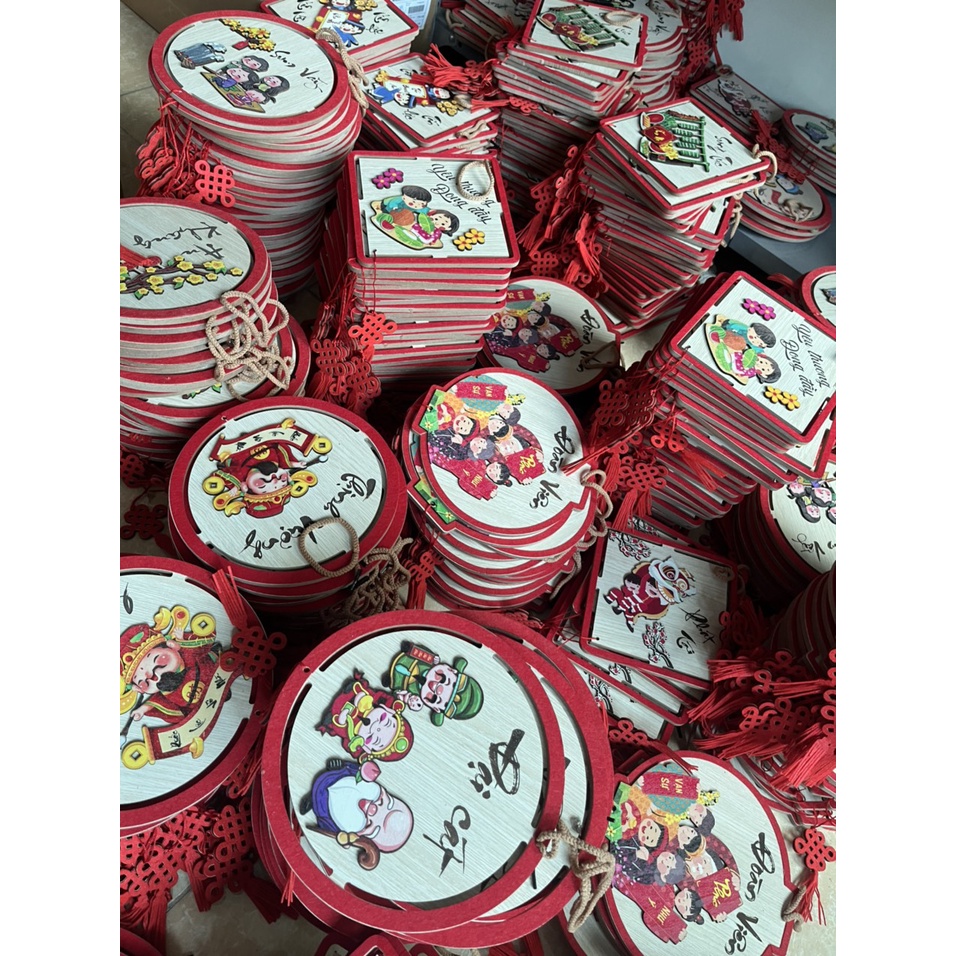 Bảng gỗ treo tết trang trí nhà cửa