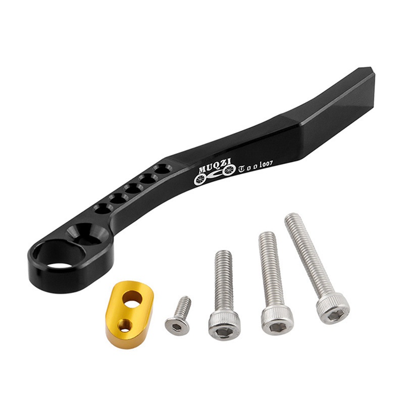 Muqzi Bộ Ổn Định Dây Xích Xe Đạp Bằng Hợp Kim Chống Rơi Màu Đen