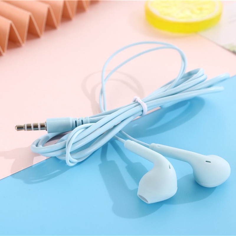 1 Tai Nghe Nhét Tai Có Dây Âm Thanh Siêu Trầm Có Micro Jack 3.5mm Thời Trang Cho Điện Thoại Thông Minh