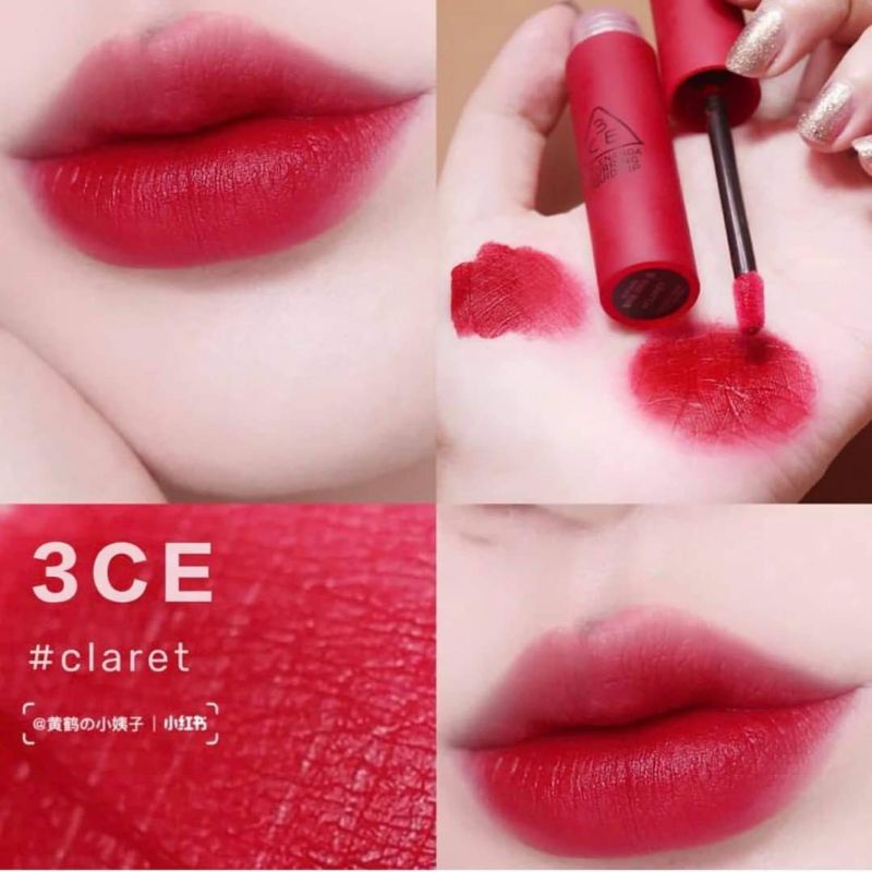 Son 3ce Blurring Liquid Lip màu Claret