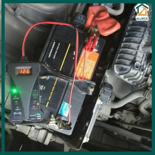 【1202】 Battery Tester 12V Digital Tester Charging System Analyzer Led Display Led
