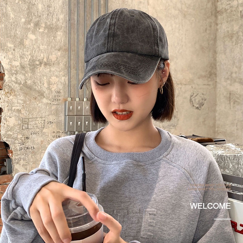 Mũ lưỡi trai nam nữ nón kết trơn thời trang đẹp thể thao cá tính màu đen đỏ giá rẻ