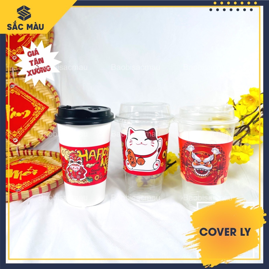 SET 100 COVER DÙNG CHO LY NHỰA LY GIẤY