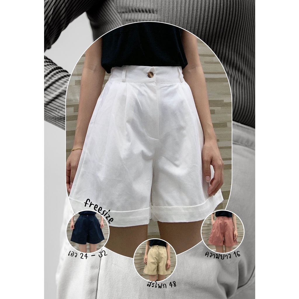 Quần Short Quần Thường Ngày Vải Cotton Cao Cấp Eo Co Giãn Rộng lem Lưng Hình Dạng Đẹp Có Thể Đeo Vào