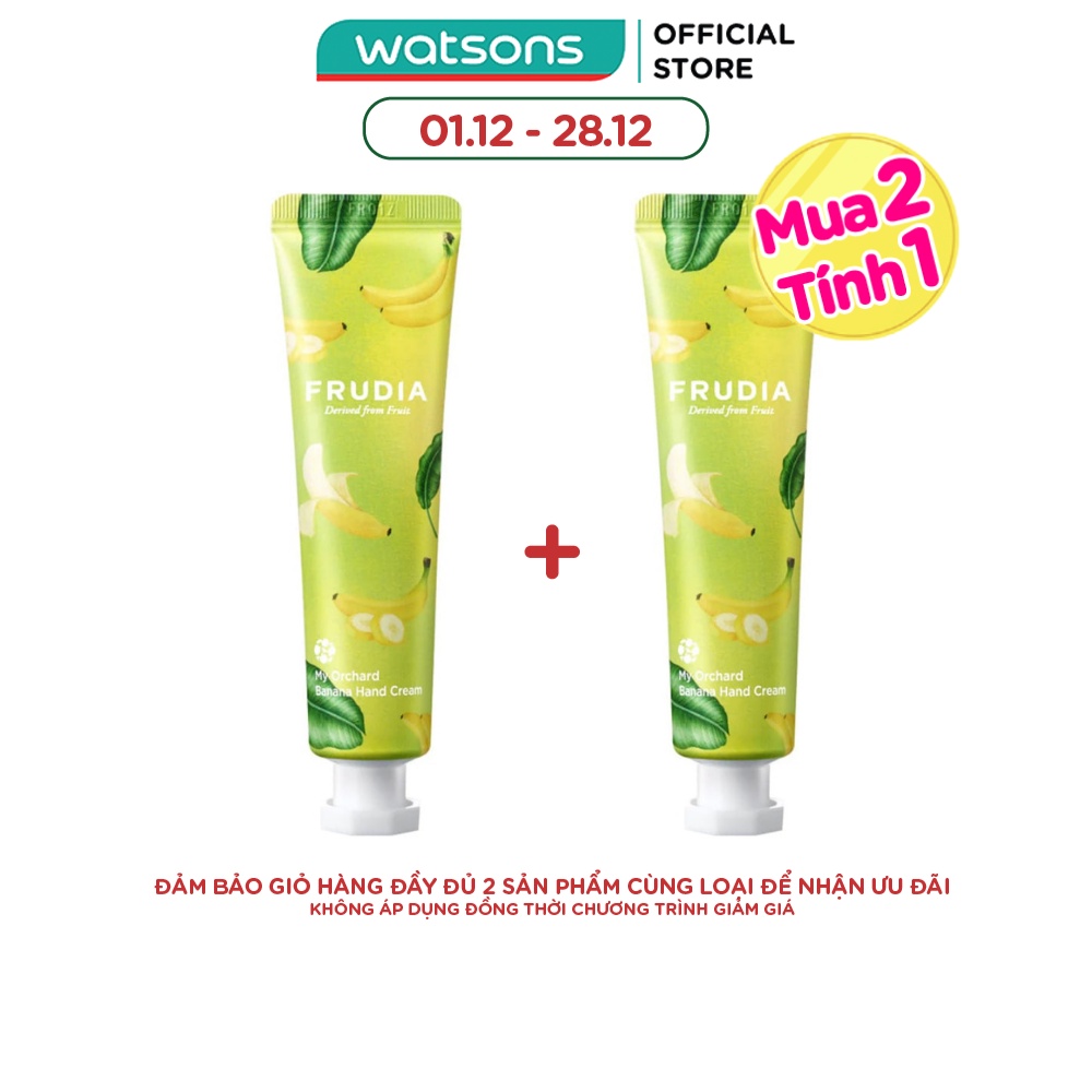 Kem Dưỡng Tay Frudia My Orchard Banana Fruit Hand Cream Chiết Xuất Chuối 30g