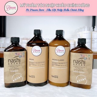 Dầu gội xả hấp phục hồi cao cấp nashi argan 500ml 1000ml