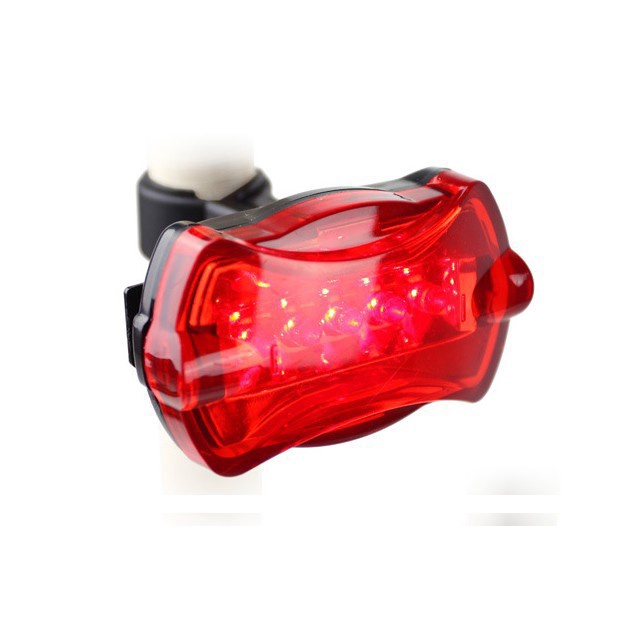 Đèn hậu chạy pin gắn cọc yên xe đạp