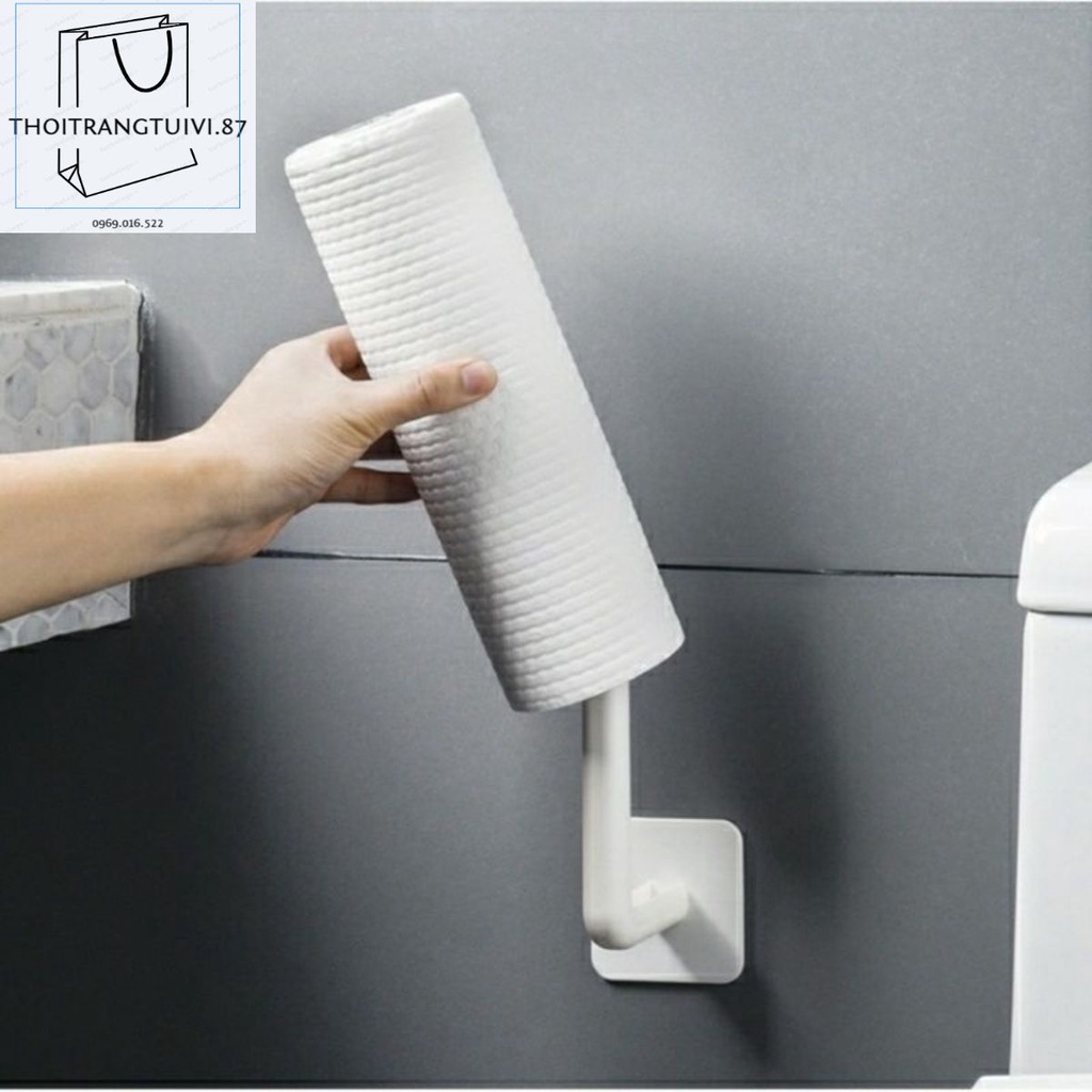 Móc Treo Khăn Giấy Dán Tường Chữ L