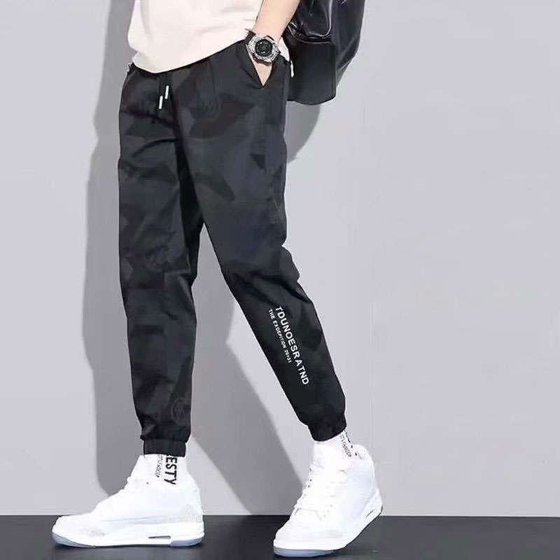 Quần Dài Dáng Suông Họa Tiết Rằn Ri Cá Tính Hợp Thời Trang Cho Nam