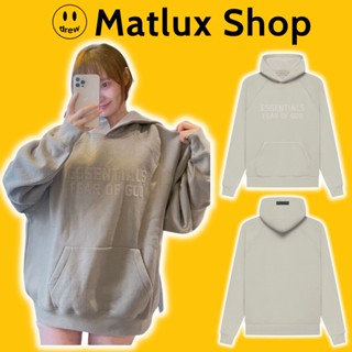 [BEST QUALITY] Áo hoodie FEAR OF GOD ESSENTIALS SS22 Smoke cao cấp, Áo khoác nỉ ESSENTIALS chất liệu nỉ bông fom rộng