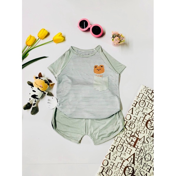 Bộ thun lạnh cho bé trai và bé gái cực xịn 6-17kg