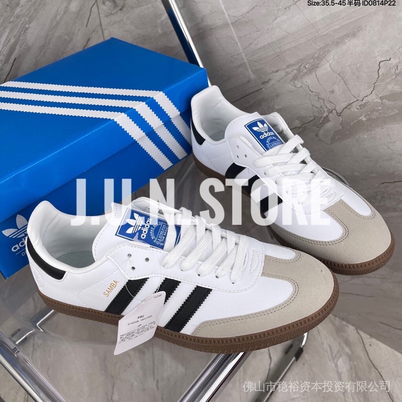 GIÀY Adidas Samba OG TRẮNG ĐẾ NÂU LAI AU [ FULL BOX + FREE SHIP ]