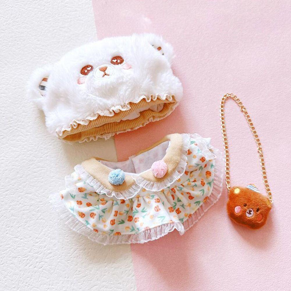 CHOOKEY Bộ Quần Áo Cotton Dành Cho Búp Bê 20cm