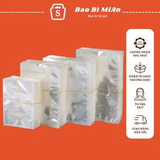 Túi hút chân không loại trơn thông dụng, Túi bảo quản thực phẩm dày 10zem nhiều kích thước chất lượng tốt - MA01
