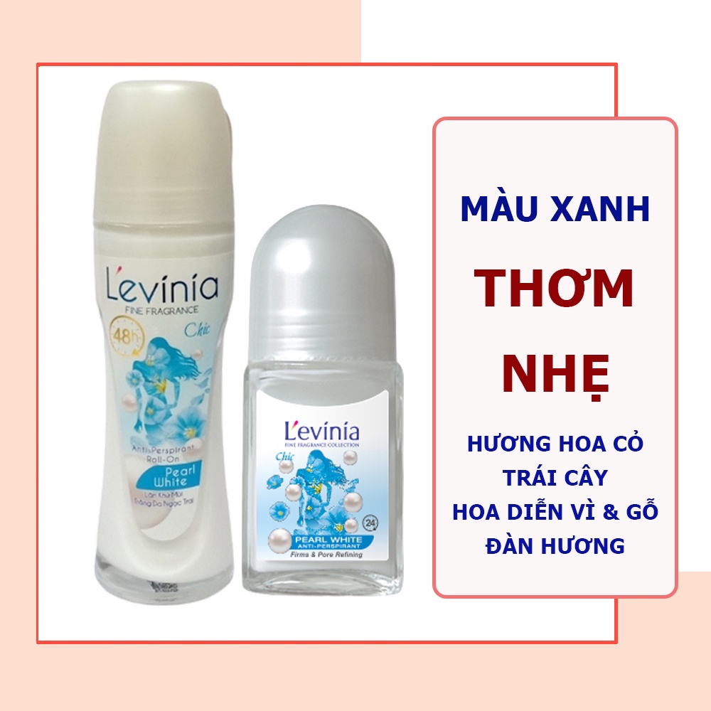 Lăn khử mùi trắng da Levinia 70ml chính hãng