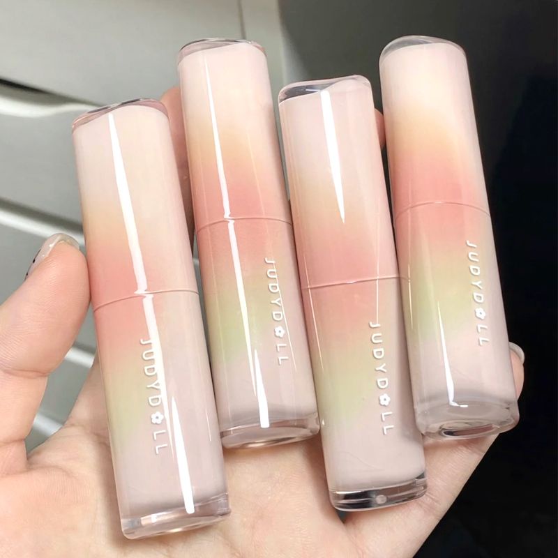 JudydoLL môi men son môi ánh sáng nước son môi màu mới son môi rắn mật ong môi trà đá đông lạnh gương màu khỏa thân hệ môi thủy tinh