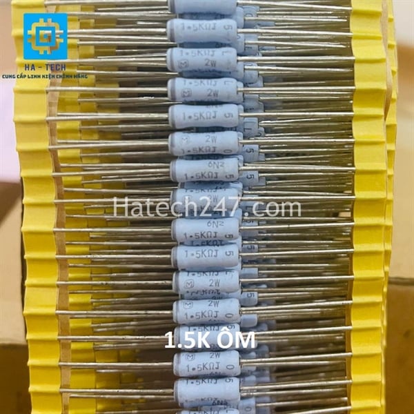 Điện trở cắm 2W 1.5K mới chính hãng Panasonic