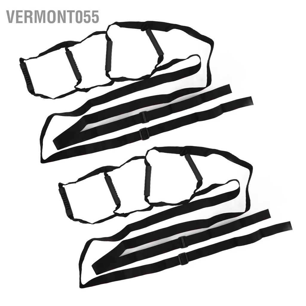 Vermont055 2 Chiếc Giường Ngồi Lên Người Trợ Giúp Nylon Có Thể Điều Chỉnh 4 Phần Thang Hỗ Cho Cao Tuổi