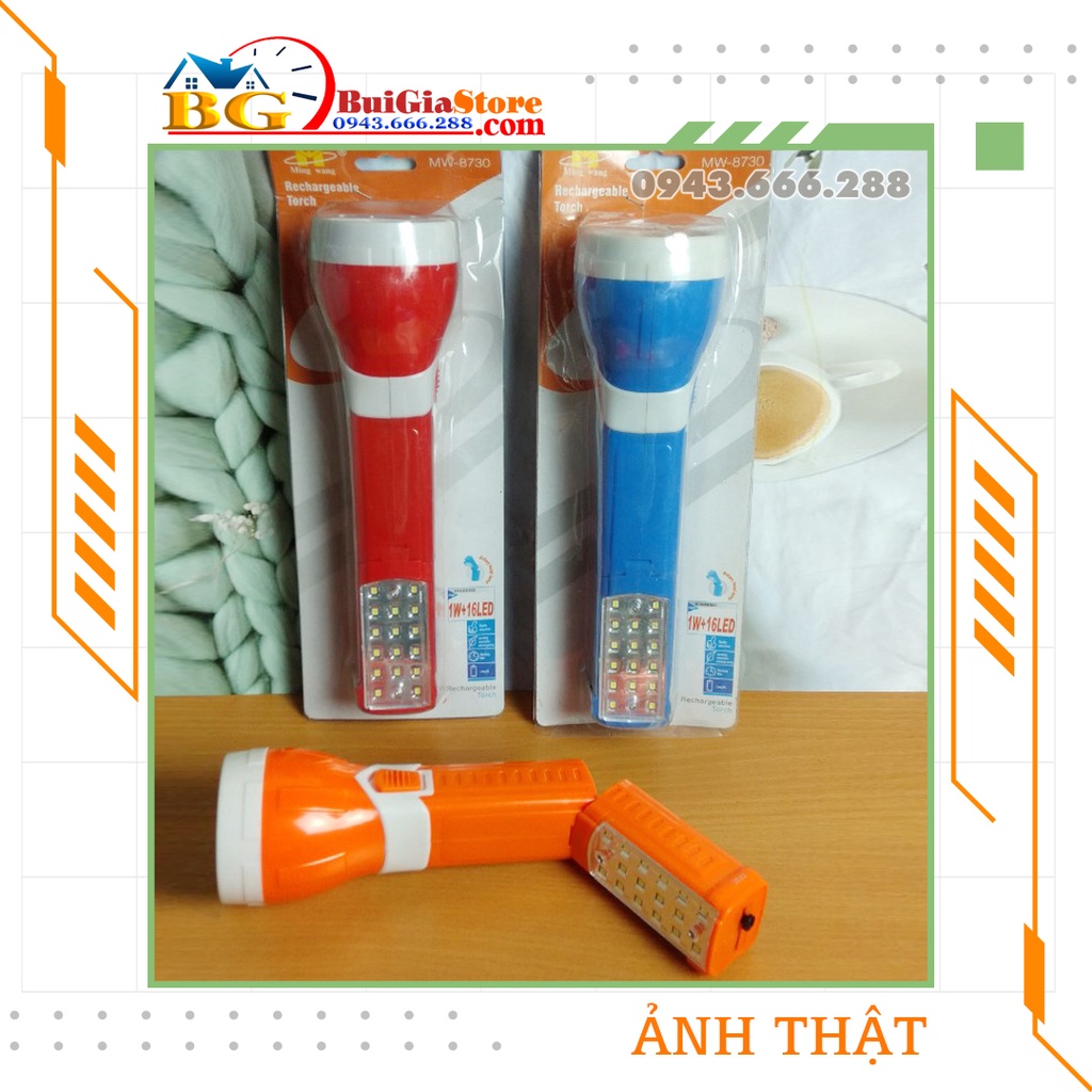Đèn pin sạc kiêm đèn bàn đa năng MW-8730