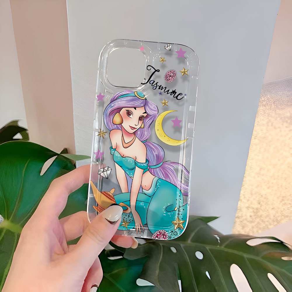 Ốp Điện Thoại In Hình Cô Gái Công Chúa Cho iphone 14promax 11 13 12 7Plus 6 6s XR X XS Max