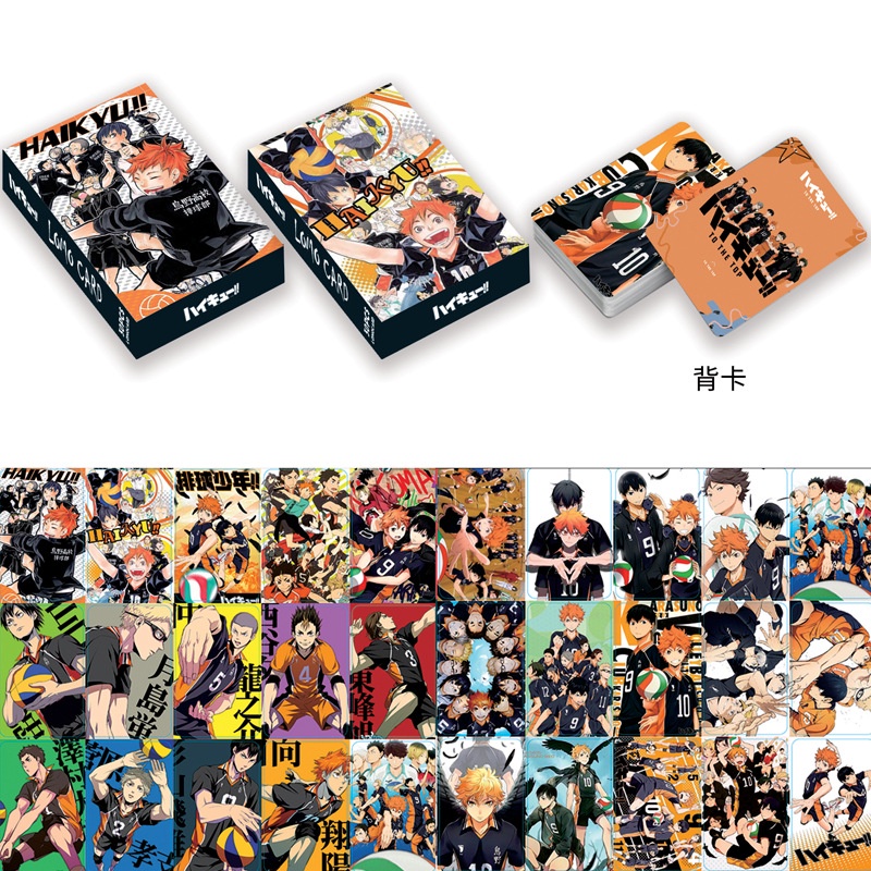 Haikyuu 2023 Haikyuu! Set 30 Tấm Thẻ Ảnh Lomo Hai Mặt In Hình Thần Tượng