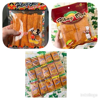 COMBO 3 gói 1 Gân bò, 1 bò miếng, 1 gói 60 gói dê Hằng Đại cay cay,set đồ ăn vặt, bim bim Midass - Hằng Đại