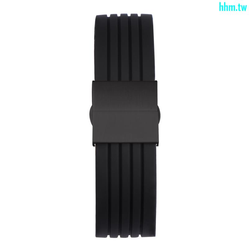 Dây Đeo Đồng Hồ GUCCI Bằng Cao Su Tự Nhiên Mềm Khóa Bướm Chống Thấm Nước Thời Trang Cho Nam Và Nữ 20