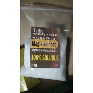 Phân bón trung lượng magie sulfat manhê sunphat - phát triển đỉnh ngọn 1kg nhập khẩu từ ấn độ