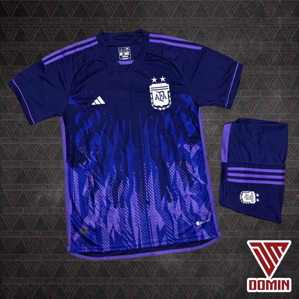 Áo đá bóng đội tuyển Argentina (AFA) Fex tím thun mới hot nhất năm 2022