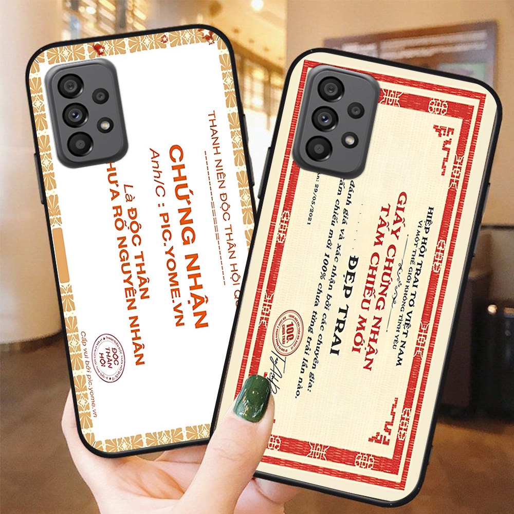 Ốp lưng Samsung a33 5G / ss a53 5G / ss a73 5G / ss a13 4G / ss a23 4G bìa đỏ hồng may mắn cho năm mới / hình vui nhộn