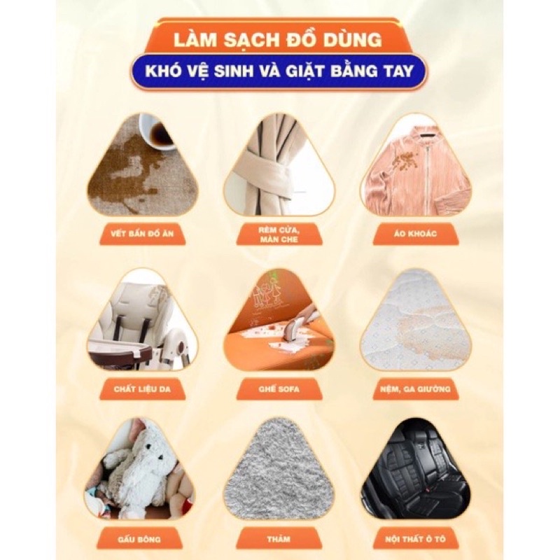 Phiên bản mới  Máy giặt sofa,thảm,rèm cầm tay đa năng Deerma BY200 Gia Nhiệt nước nóng