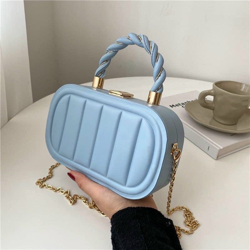 Túi xách nữ đeo chéo nữ 3 màu sọc Hot Trend 2023