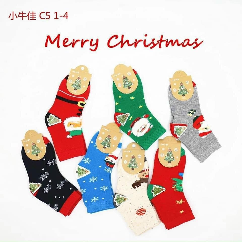 Combo 10 đôi tất NOEL CỔ CAO CHO BÉ
