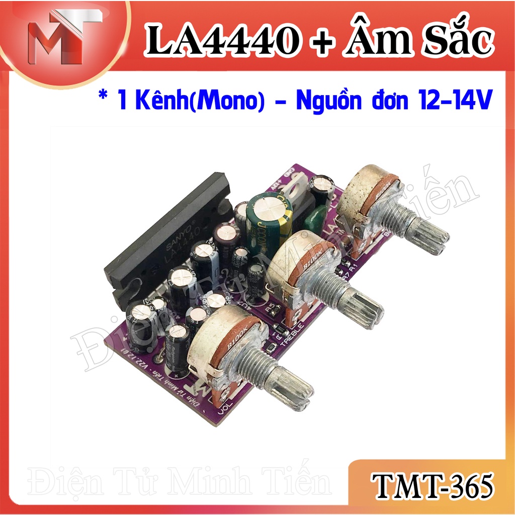 ✅ Mạch Công Suất LA4440 & Âm Sắc 5532 - 12V đơn
