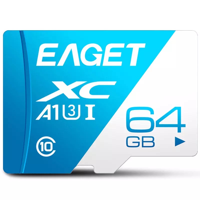 Thẻ nhớ TF card Eaget tốc độ cao 64gb chất lượng cao chinh hãng cho điện thoại, máy tính, cam hành trình oto