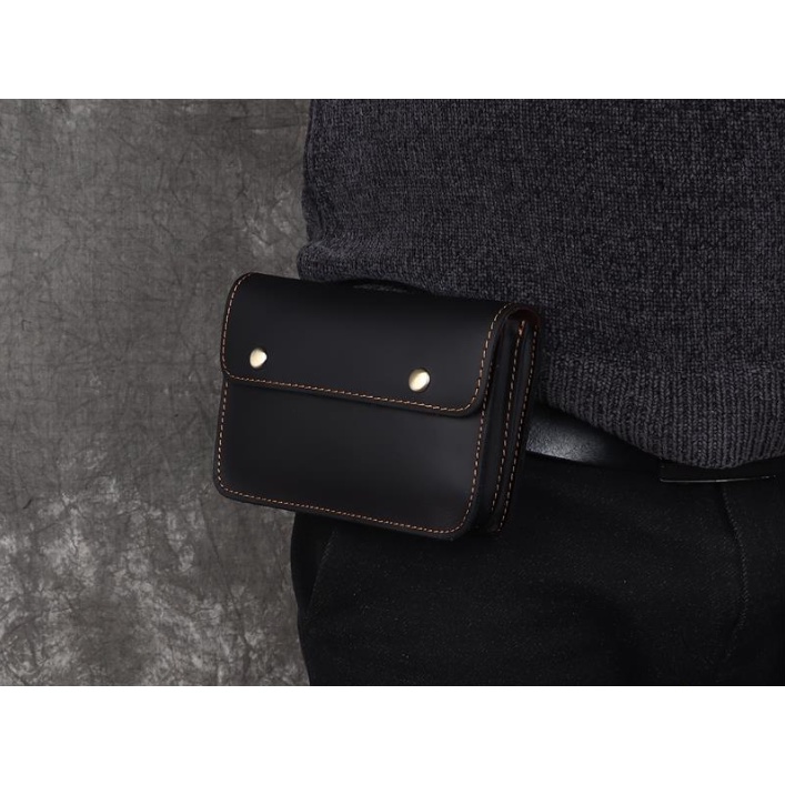 Túi da thật đựng điện thoại_bóp ví