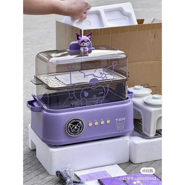 Nồi Hấp Đa Năng TER Cao Cấp Dung Tích 5L Bảo Hành 12 Tháng - Cáo Đeo Nơ