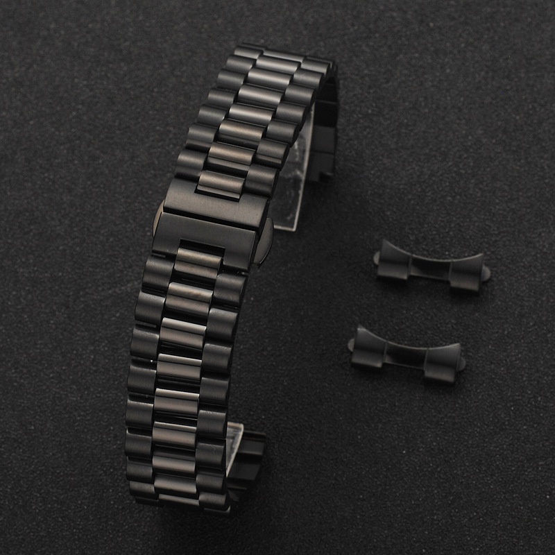 Dây Đồng Hồ Thay Thế Dạng Cong Bằng Thép Không Gỉ 2 Trong 1 Cho 10 12 13 14 16 17 18mm 19 20mm 21 22mm